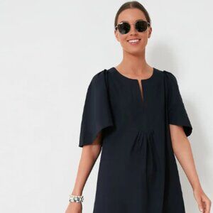 Tucknuck: Pomander Place Finley Flutter Sleeve Dress in Navy